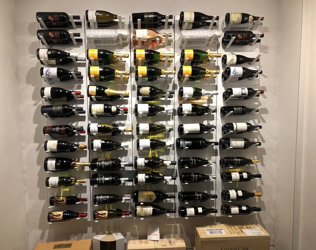 label display wine cellar racking